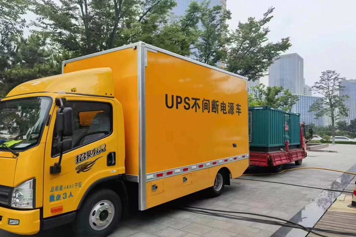 平顺发电机租赁施工现场